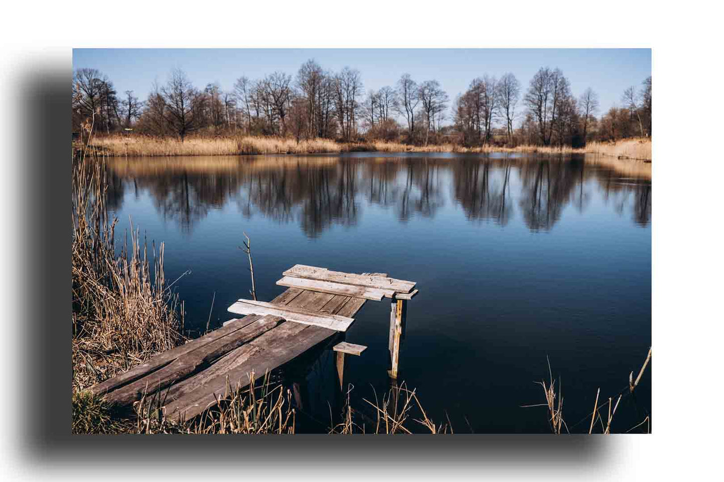 Invierno en el Lago: Encanto de Madera Rústica